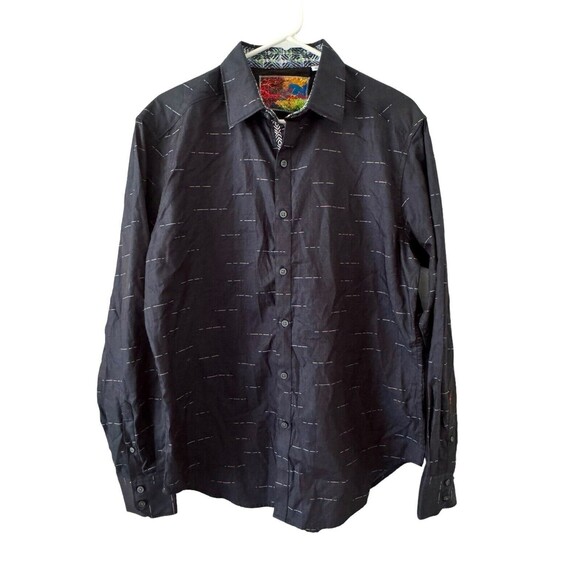 Robert Graham Men's Port Vila Classic Fit Chambray Sport Shirt Size Medium‎ - Picture 1 of 8